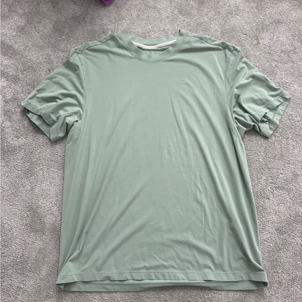 Lululemon zeroed in short sleeve shirt xl green